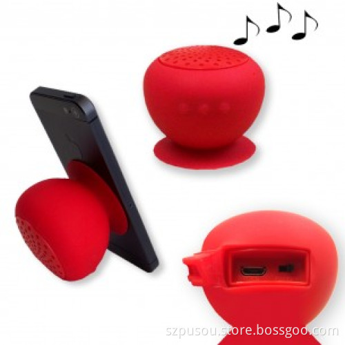 Waterproof Bluetooth 4.0 promotional Speaker with Sucker from shenzhen social audited factory